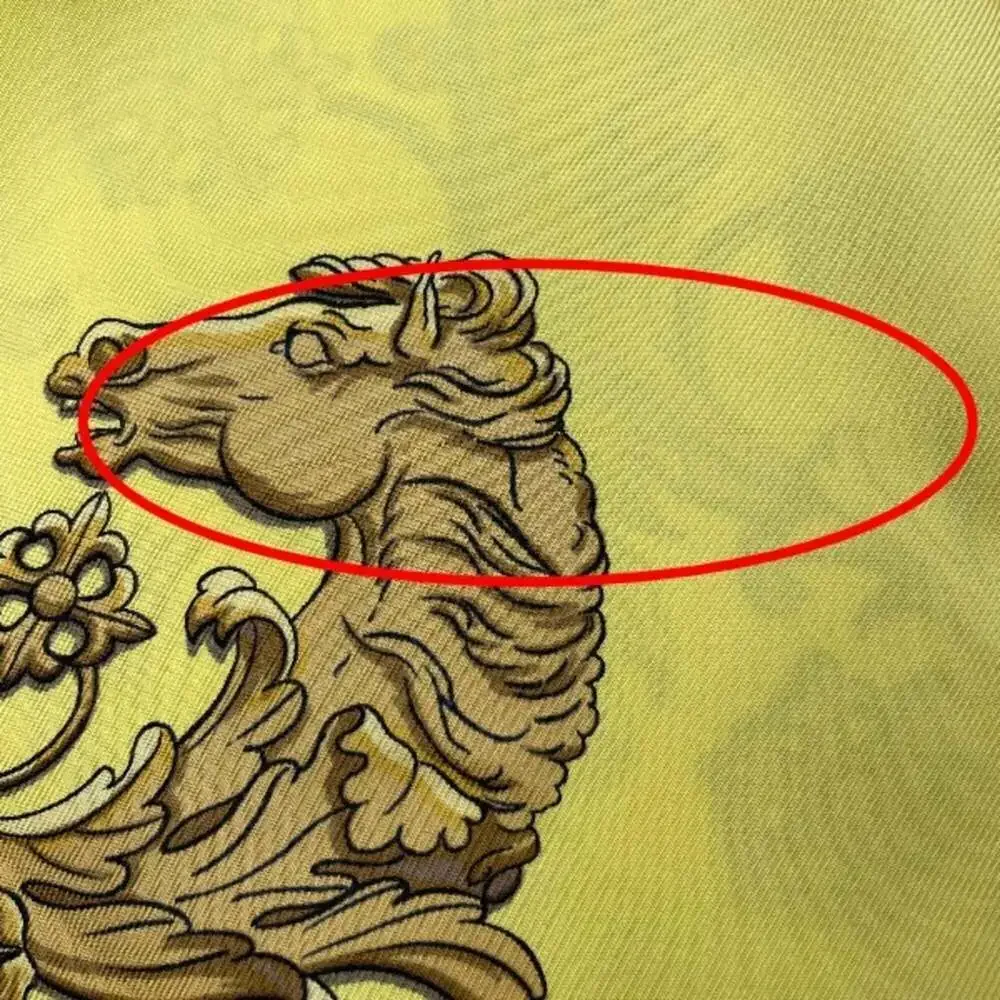 HERMES Authentic Yellow Scarf - Picture 9 of 13